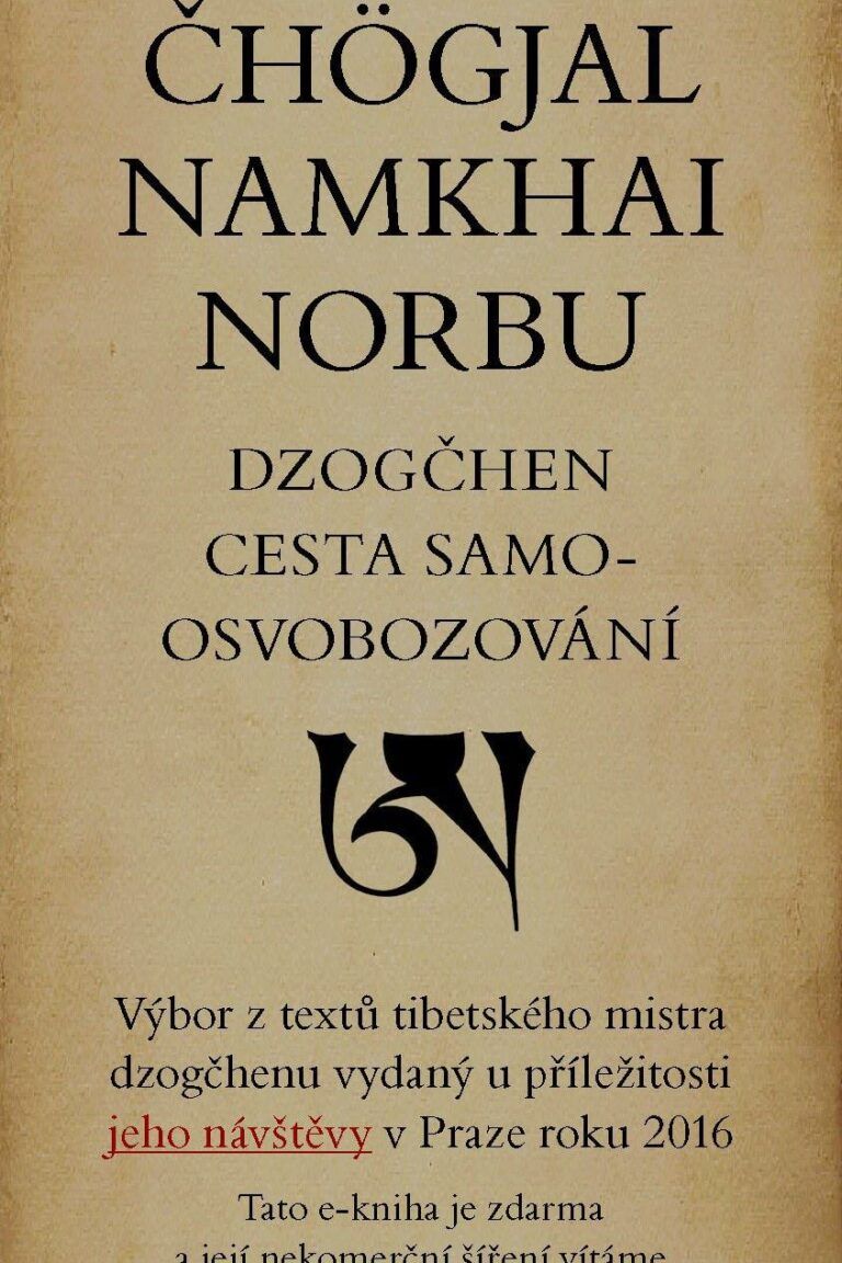 přebal knihy Čhögjal Namkhai Norbu: Dzogčhen - cesta samoosvobozování